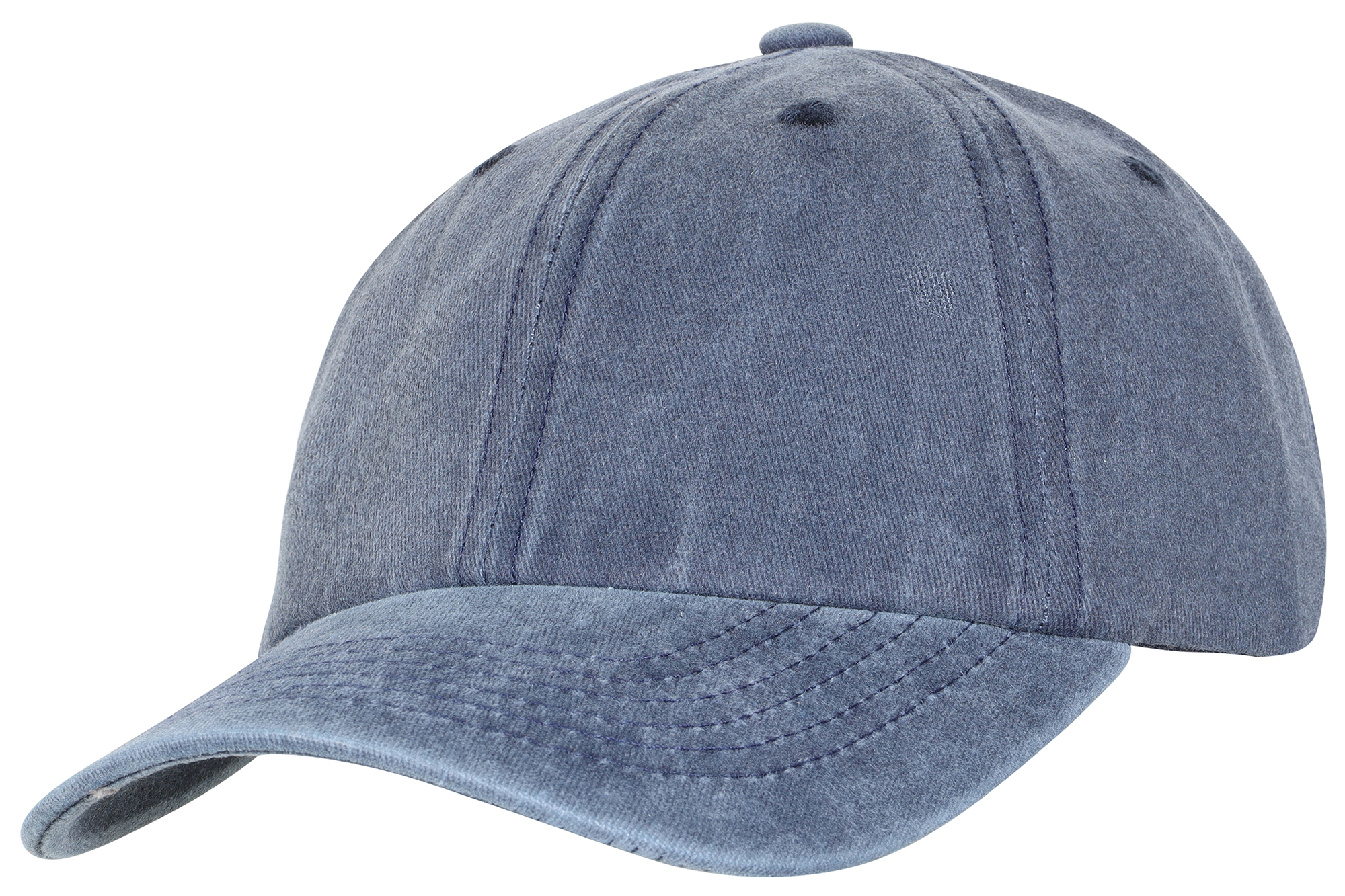 Petten/honkbalpetten, VE 4, used look, blauw