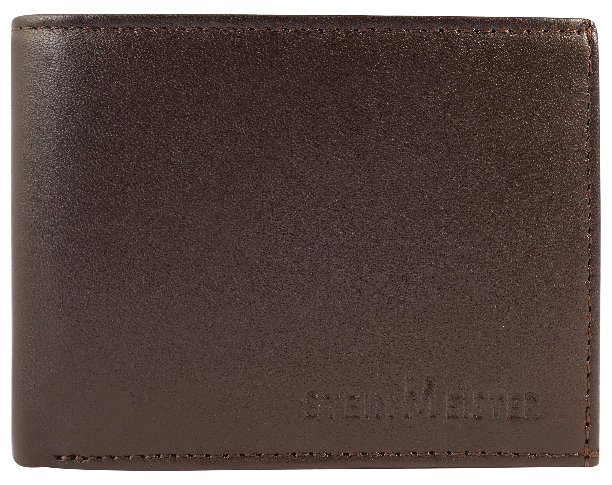 Steinmeister portemonnee van echt leer, bruin