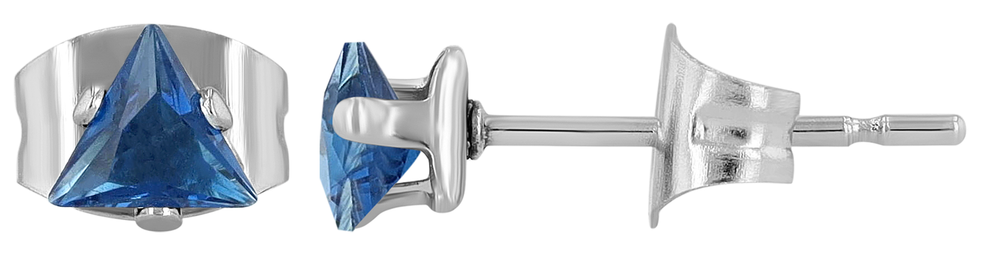 "Sumire", roestvrijstalen oorstekers, Zikonia, zilverkleurig