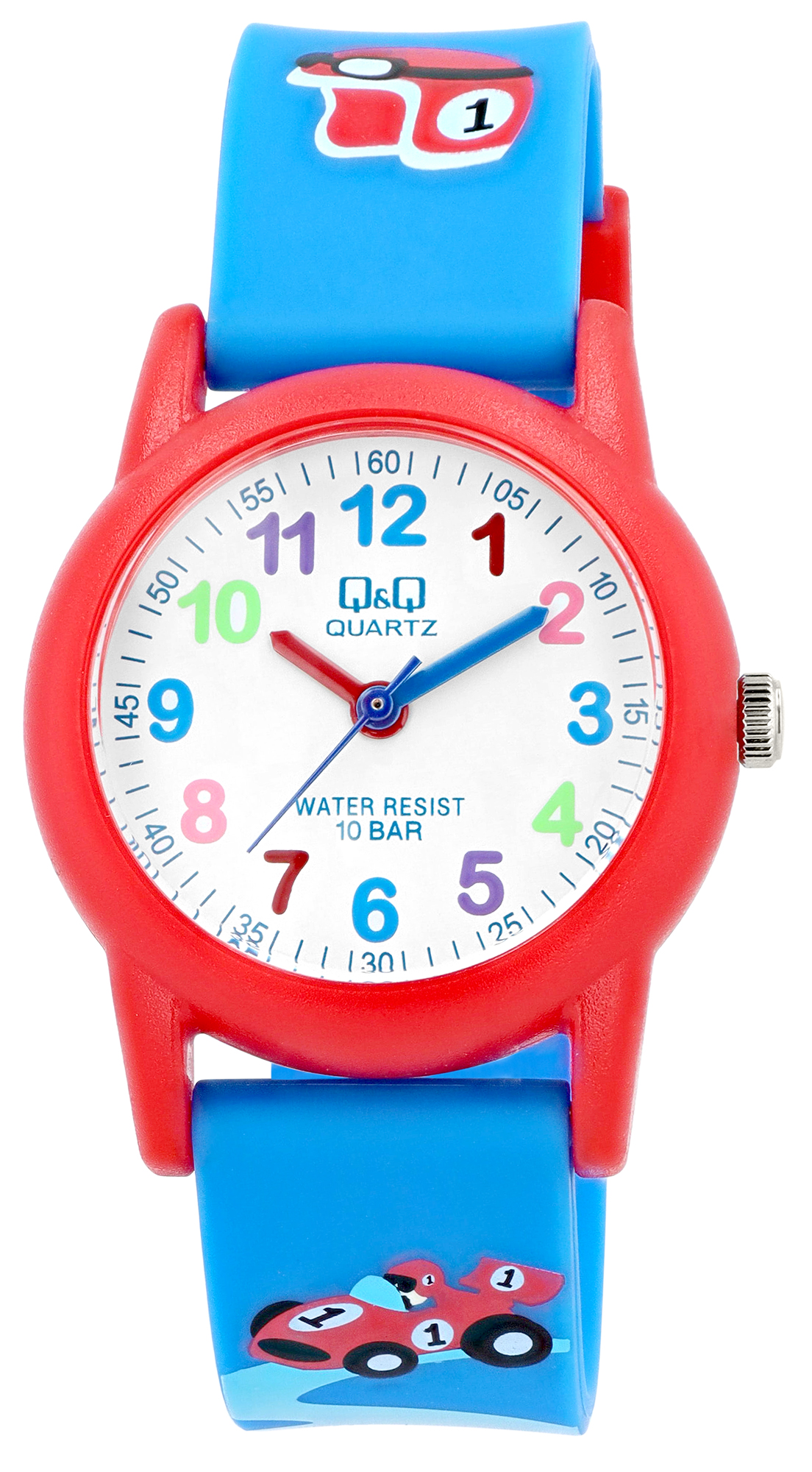 Q&amp;Q kinderhorloge "Rocket", kunststof band, 10 ATM