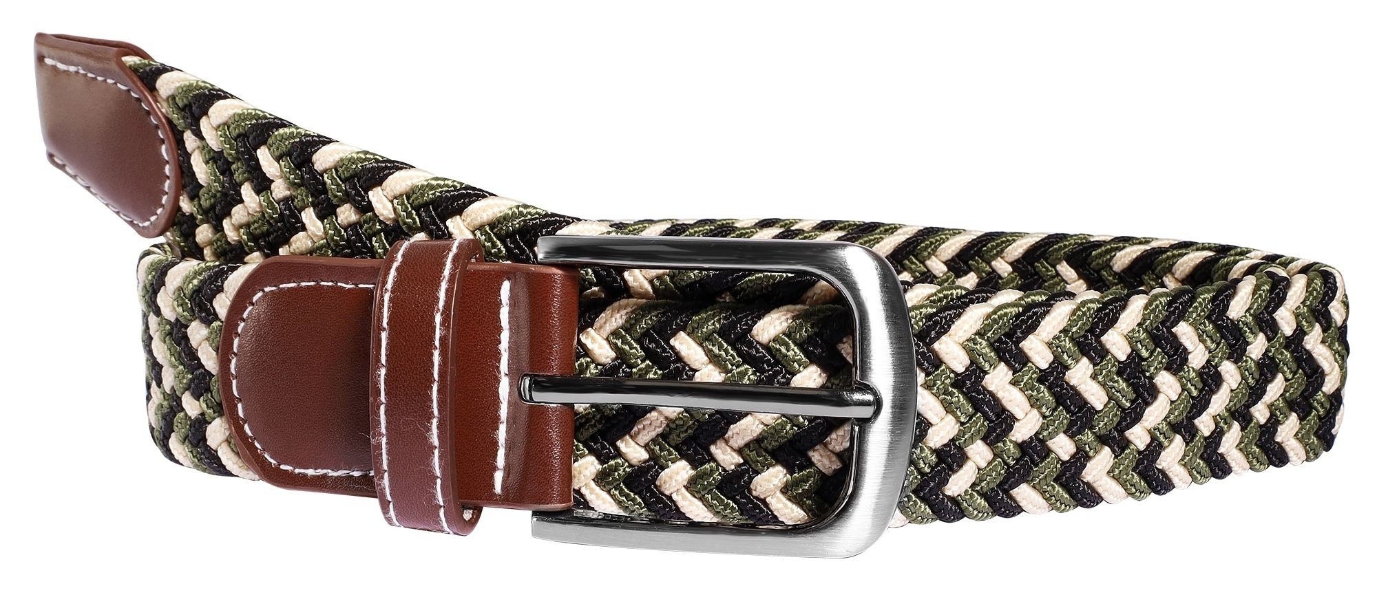 Flechtgürtel aus Textil in den Längen 120 cm