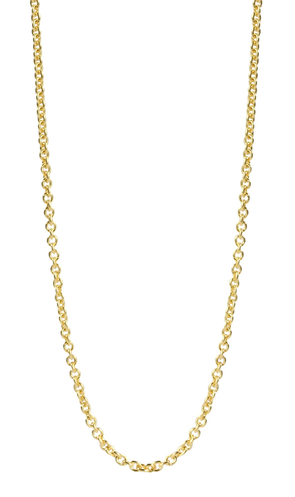 333/- gouden "Ahley" ankerketting, rond, 8 karaat, geelgoud, breedte 1,4 mm, lengte 45 cm