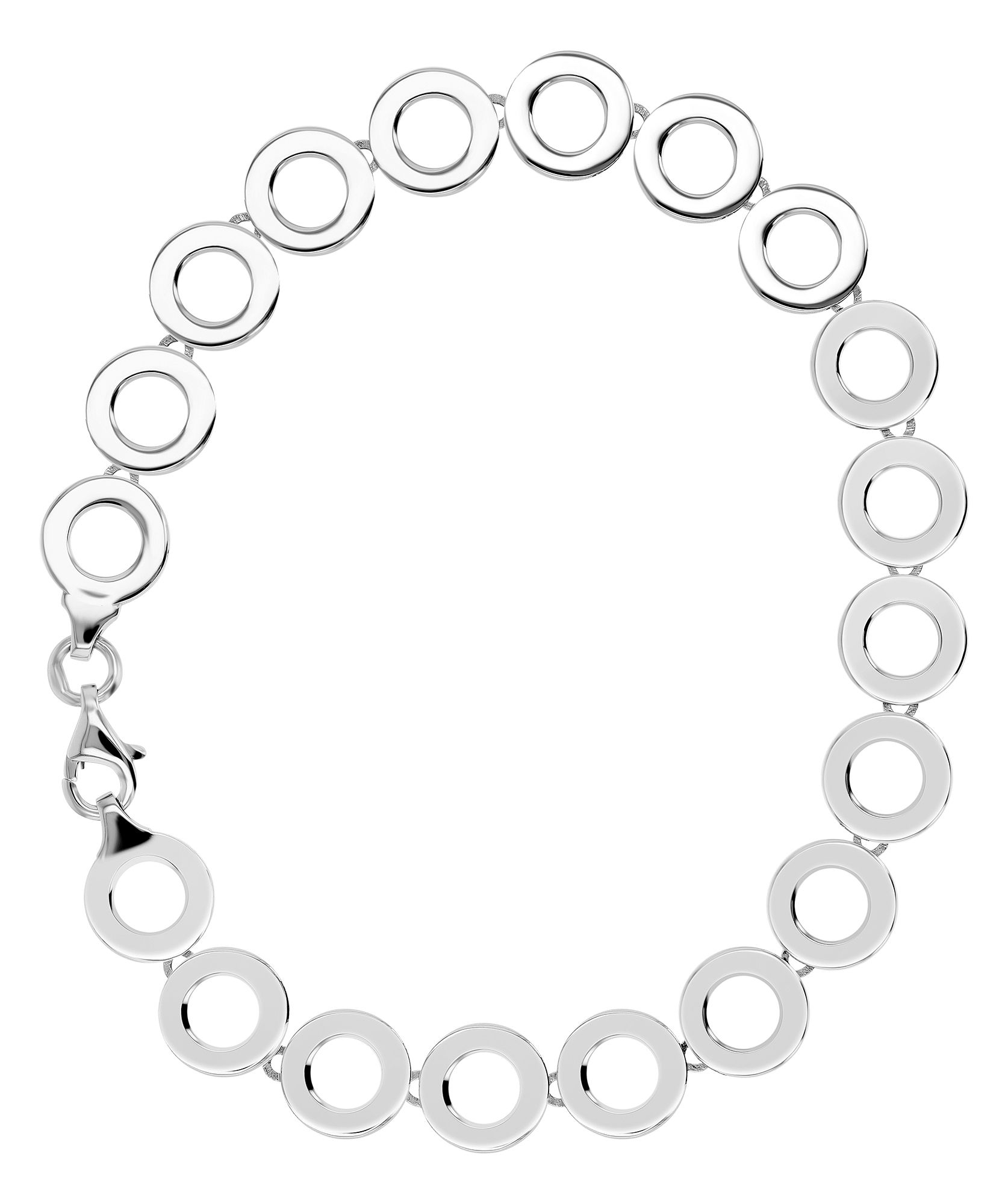 585/-GOLD ARMBAND, 14ct, 19+1cm