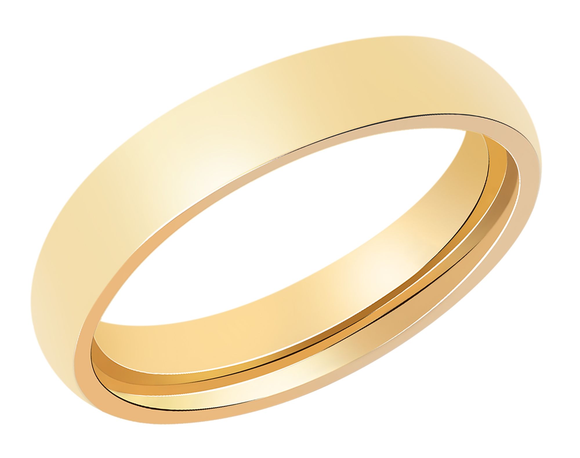 Akzent Herren-Partnerring, Edelstahl, goldfarben, Gr. 68