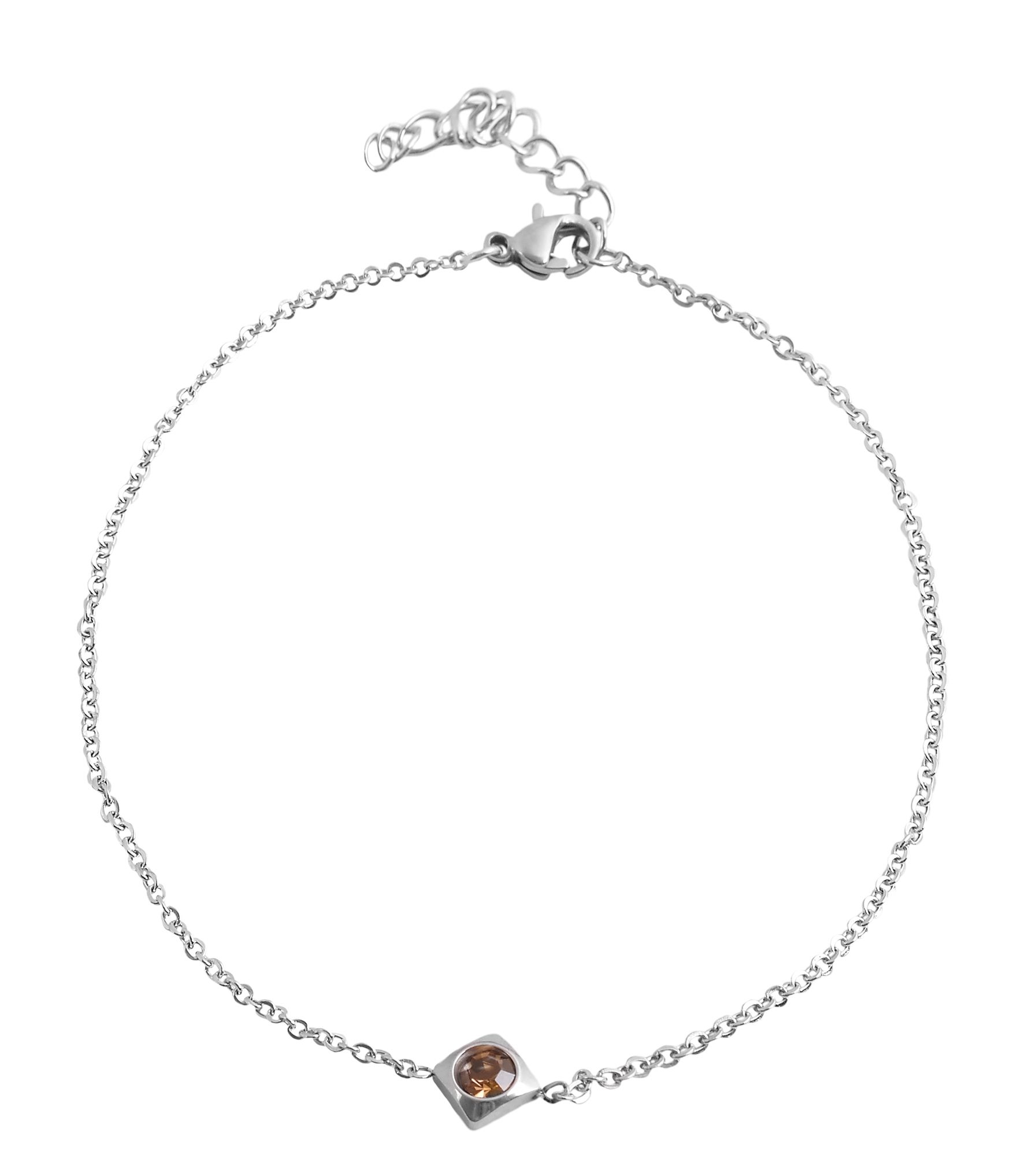 Accent enkelbandje "Enni" van roestvrij staal