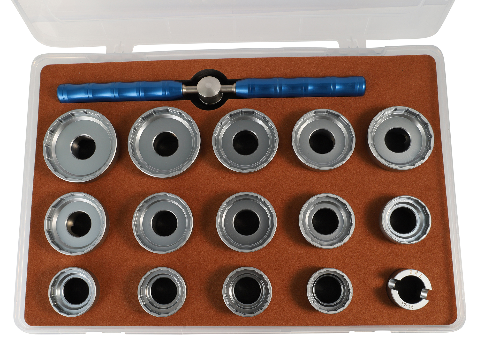 Gehäuseöffner für BRT Uhren, Metall, blau/silberfarben