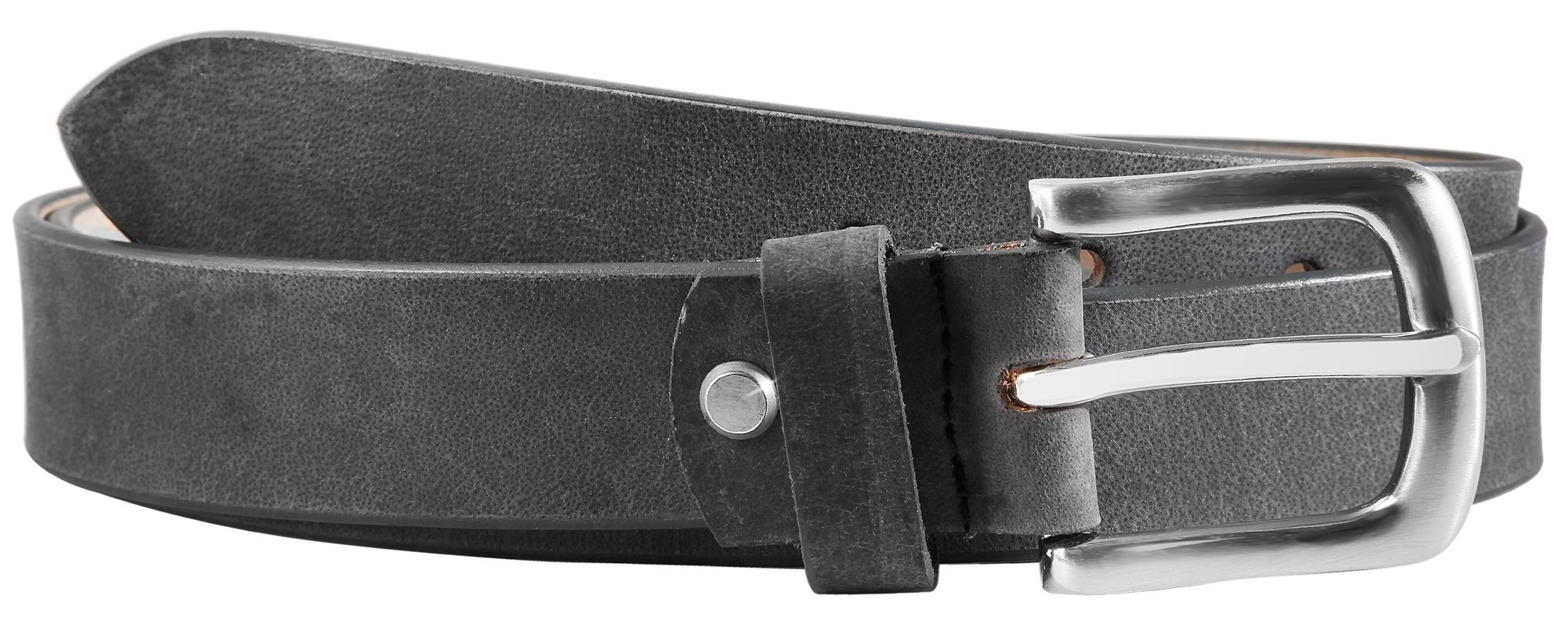 Leonardo Verrelli Echt Leder Gürtel, Länge 75 cm