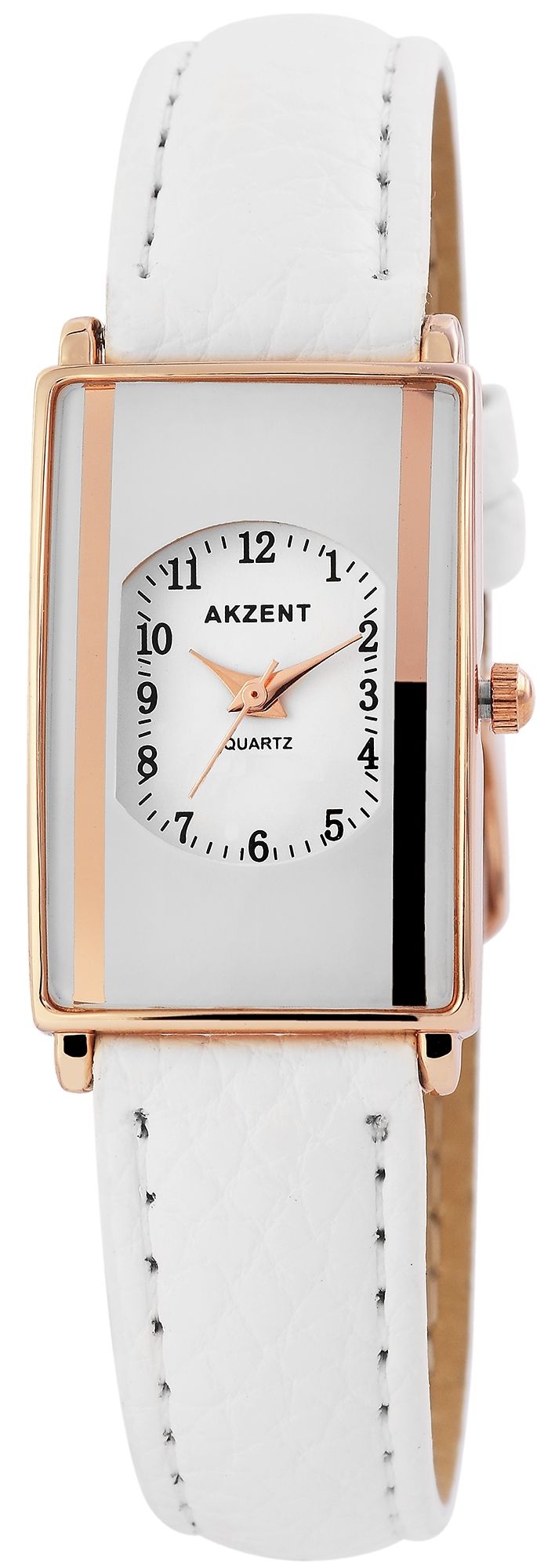 Accent dameshorloge met imitatieleren band