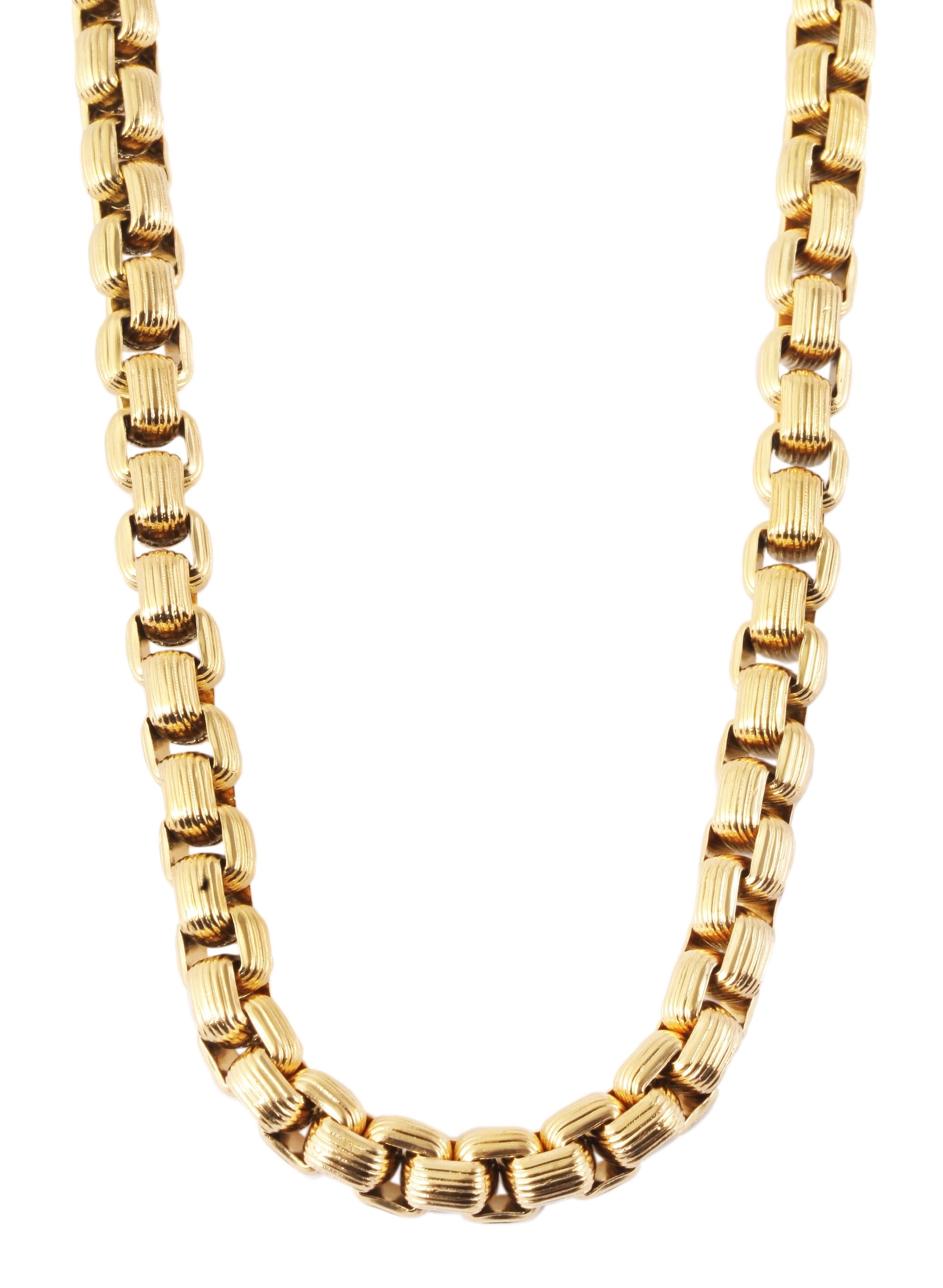 Accent Venetiaanse ketting van roestvrij staal, goudkleurig