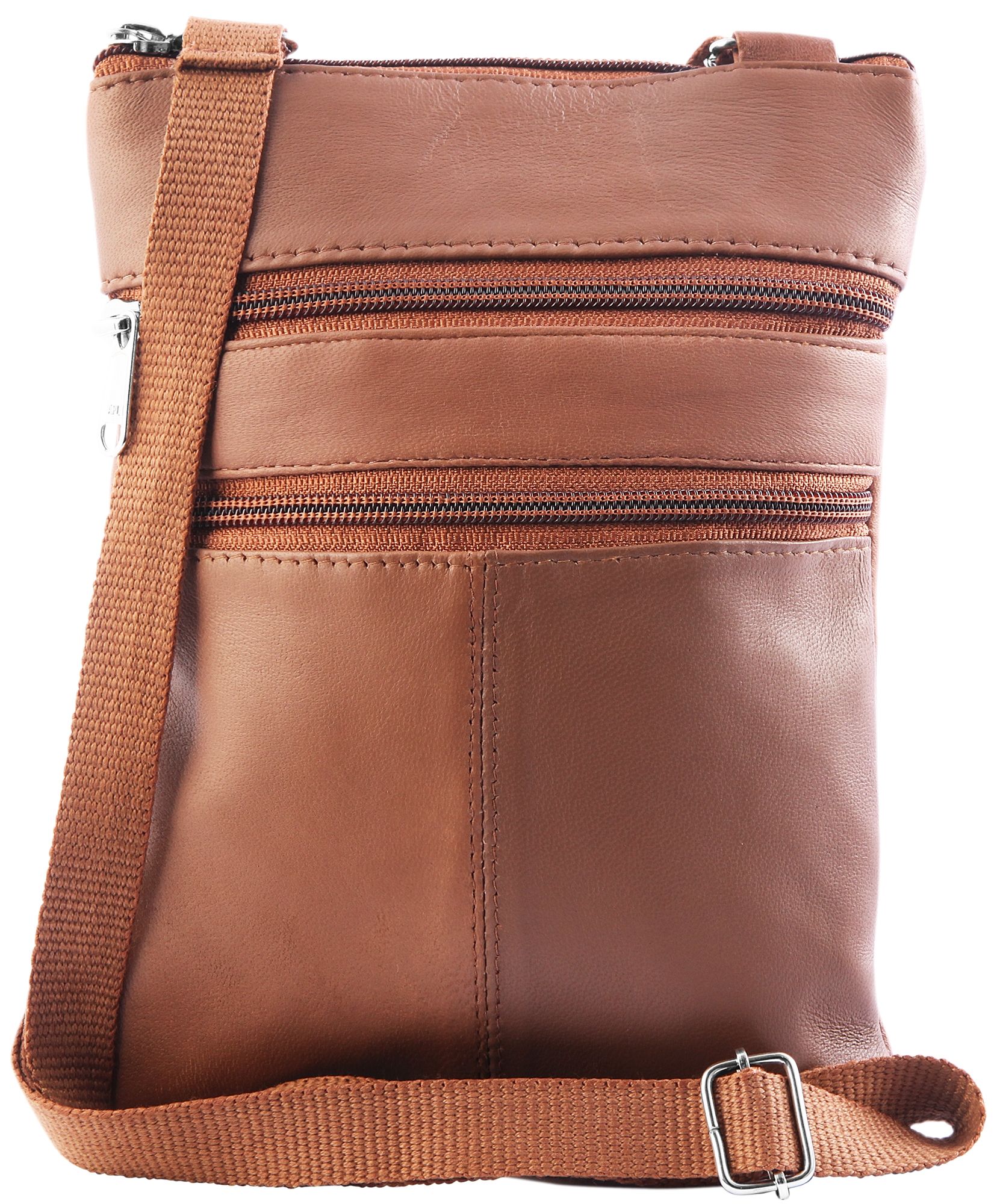 Steinmeister tas van echt leer, lichtbruin