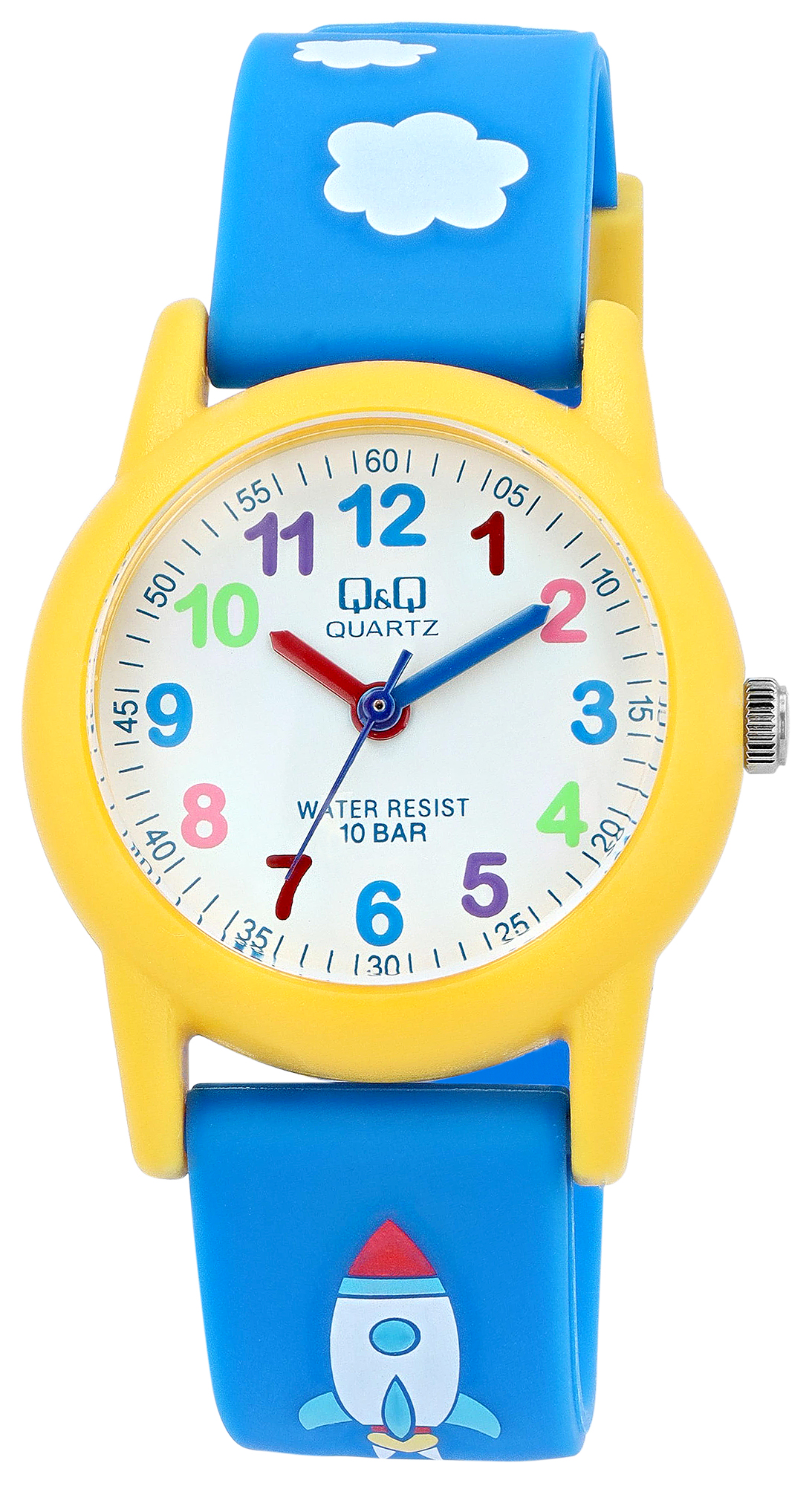 Q&amp;Q kinderhorloge "Rocket", kunststof band, 10 ATM