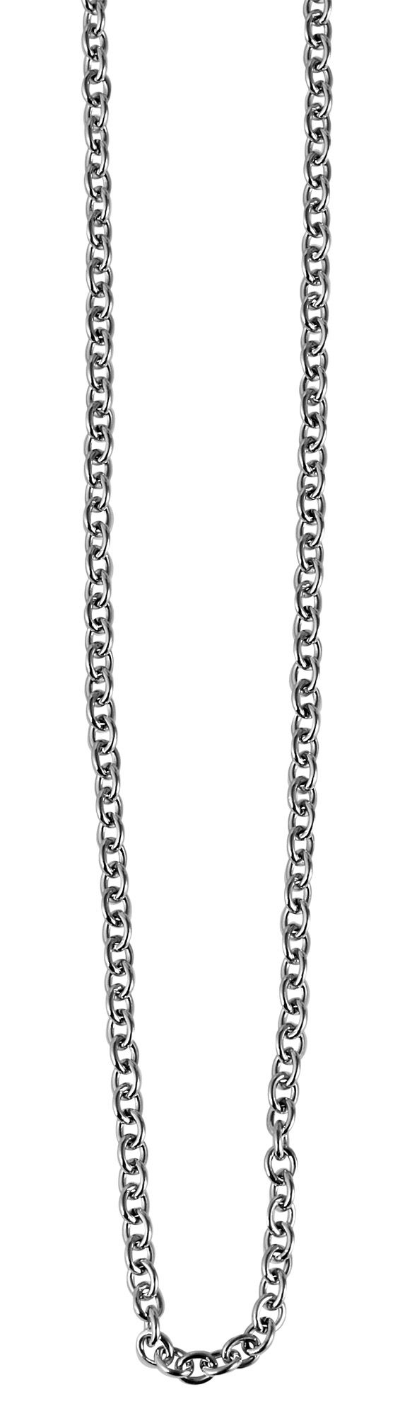 Accentketting van roestvrij staal, lengte: 60 cm, dikte: 2 mm