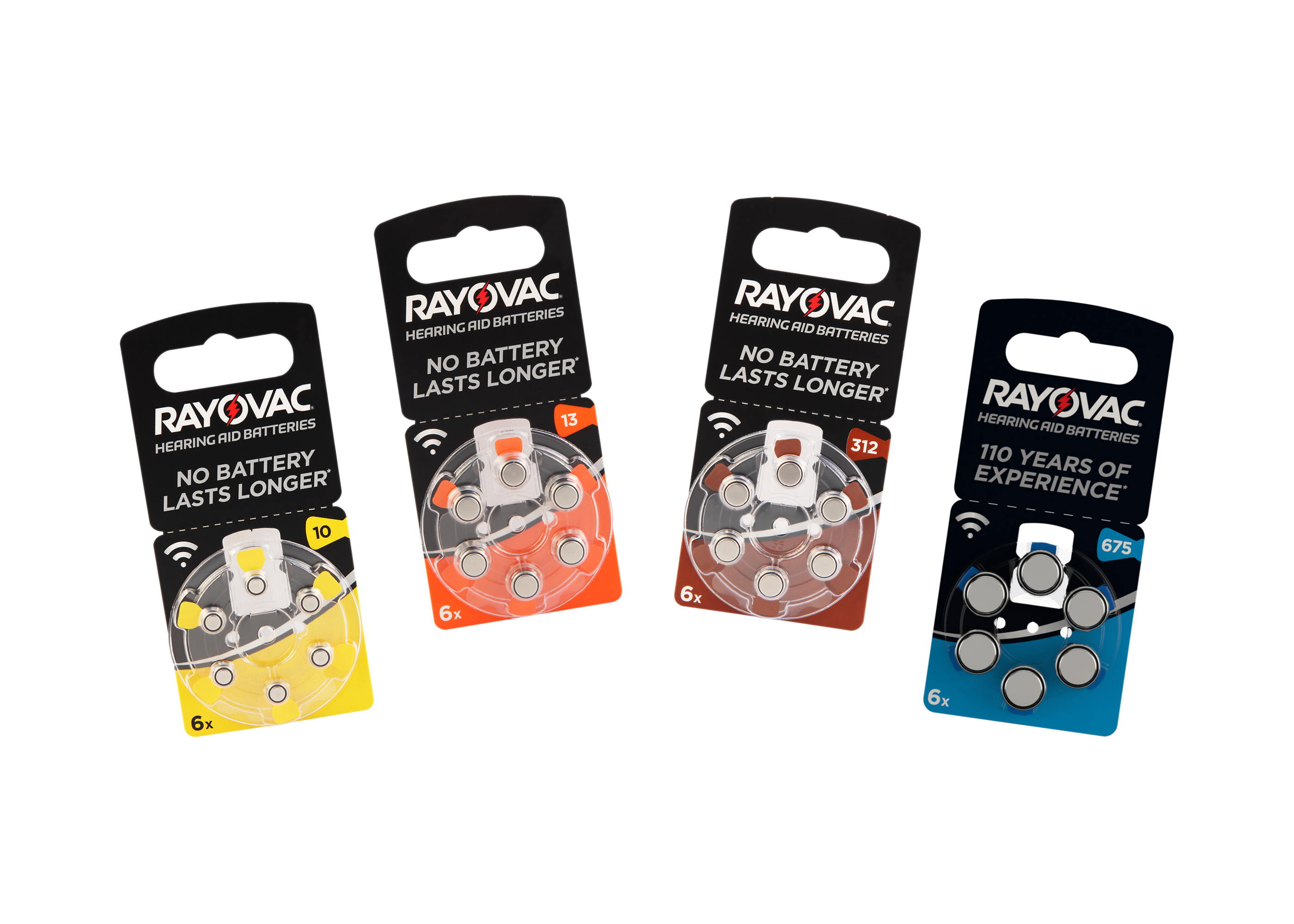 Rayovac Hörgeräte Batterie , 6 Stück im Blister