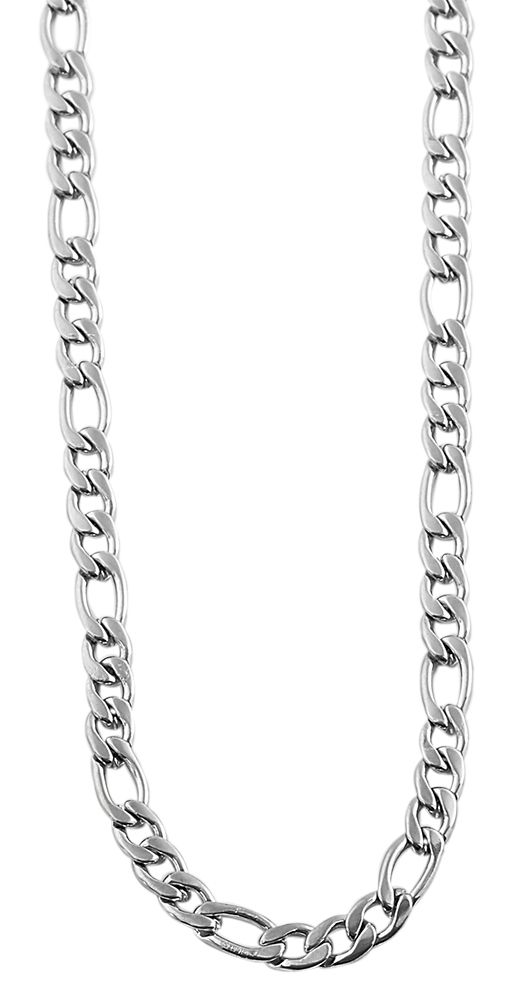 Accent Figaro ketting van roestvrij staal, zilverkleurig