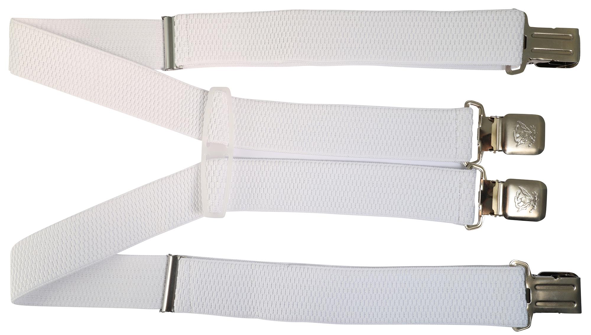 Bretels, 130 cm, elastisch. wit