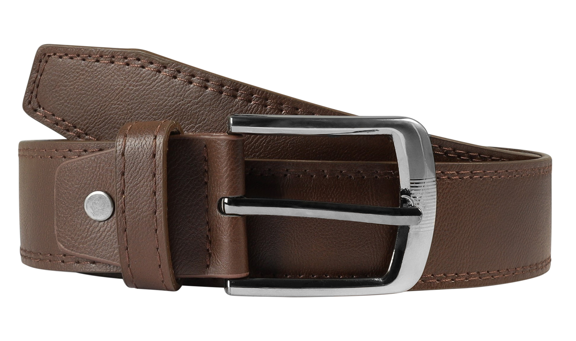 Gürtel aus Lederimitat, VE12, 1x Gr. 90 cm, 2x 100 cm, 3x 110 cm, 3x 120 cm, 3x 130 cm, kürzbar, braun