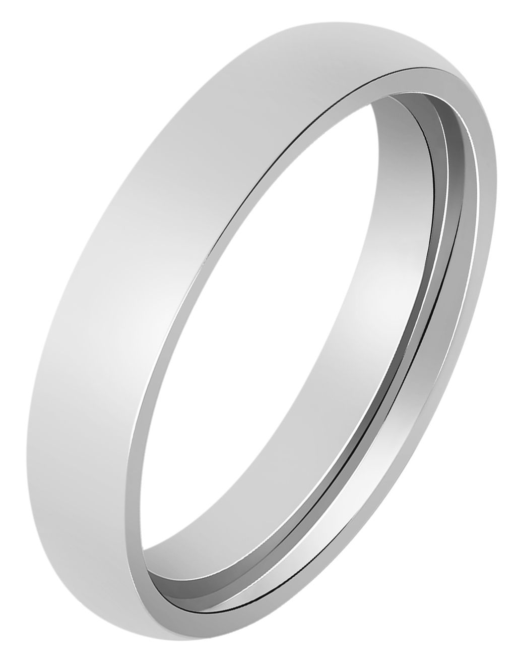 Akzent heren partnerring, roestvrij staal, zilverkleurig, maat 58