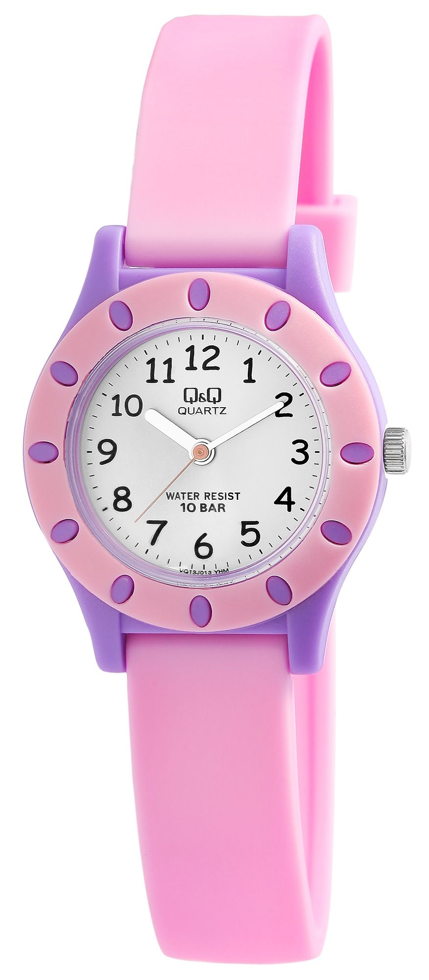 Q&amp;Q kinderhorloge met siliconen band, 10 bar waterbestendig