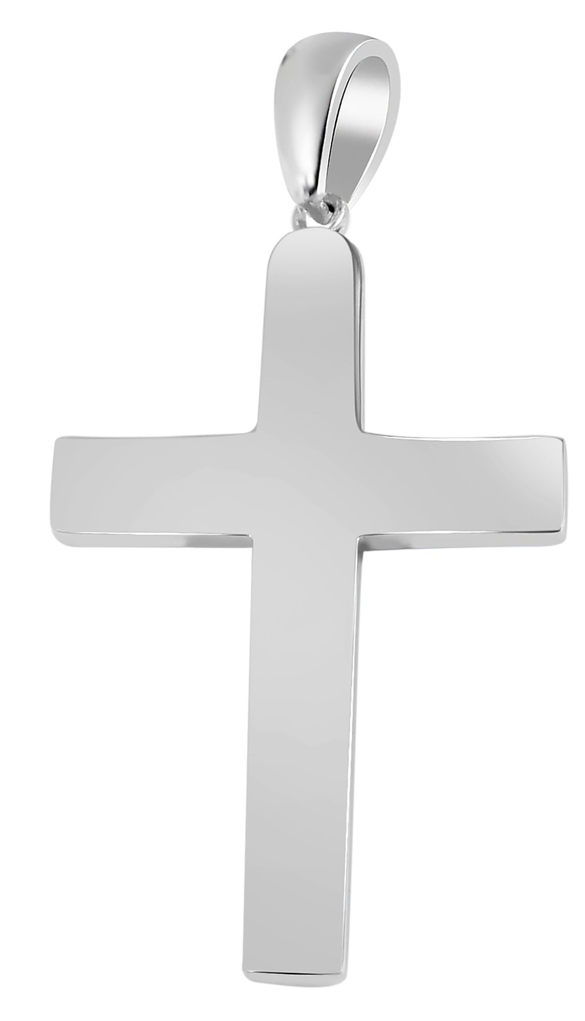 "Taina" 925/rh echt zilveren hanger (zonder ketting), kruis, zilverkleurig