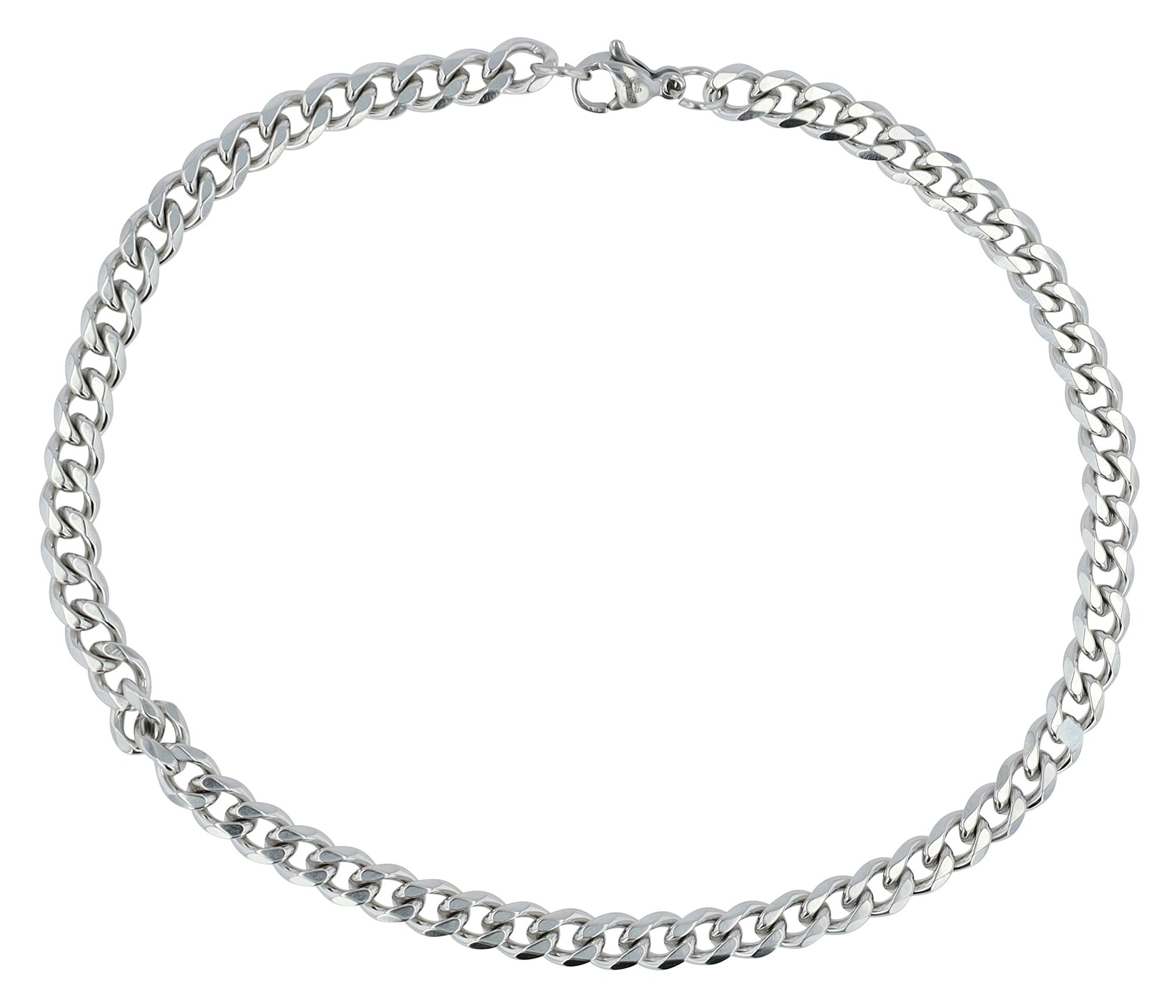 "Marisa", Akzent Fußkettchen 27 cm, Edelstahl, silberfarben