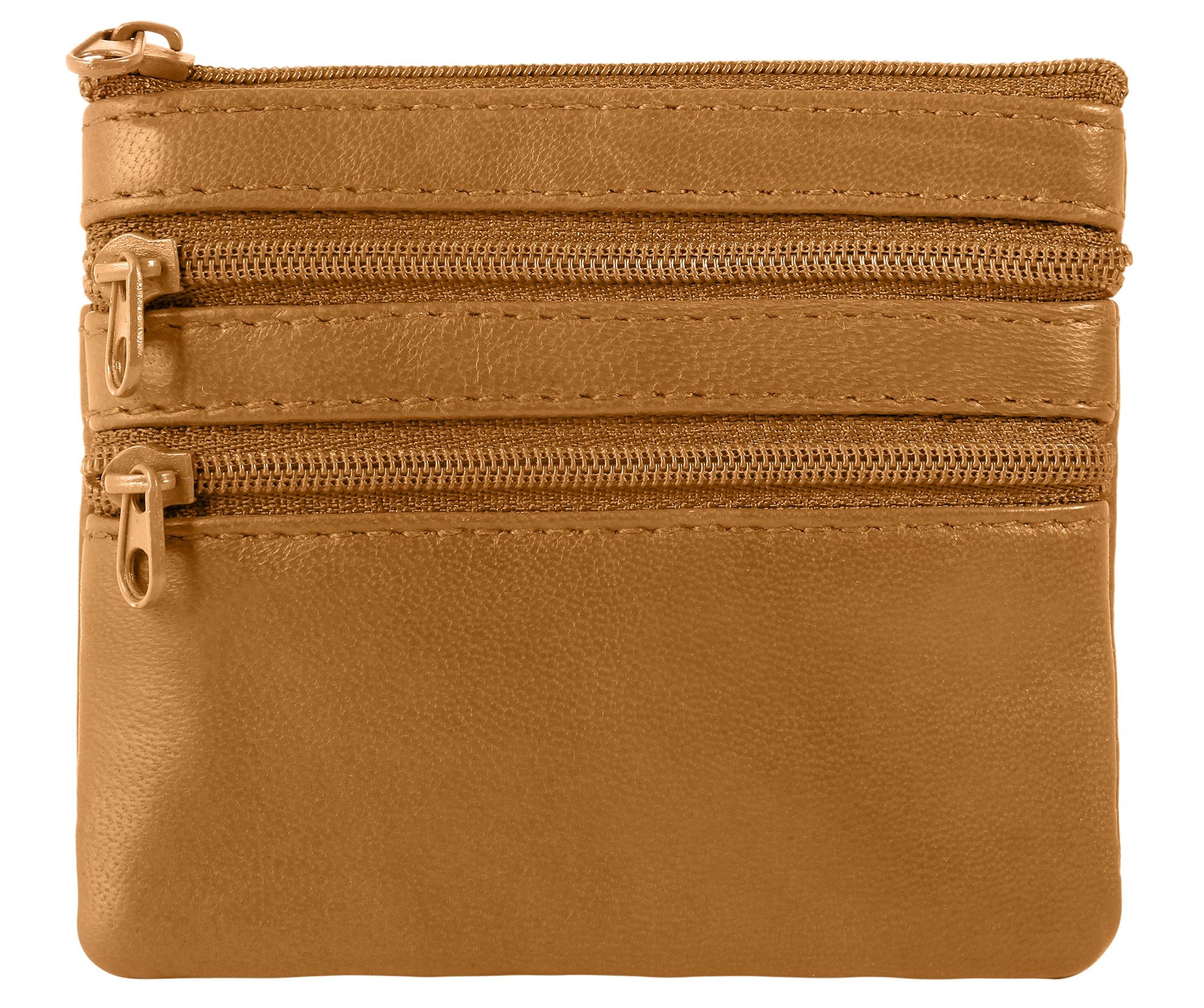 Leonardo Verrelli Schlüsselbeutel aus Echt Leder, braun