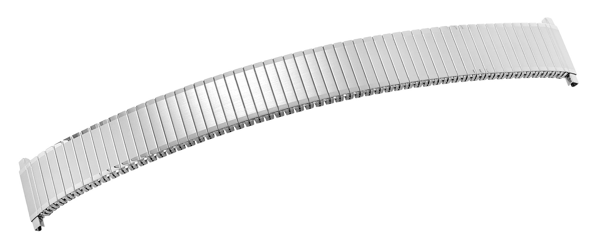 Edelstahl Zugarmband, silberfarben, 20 mm