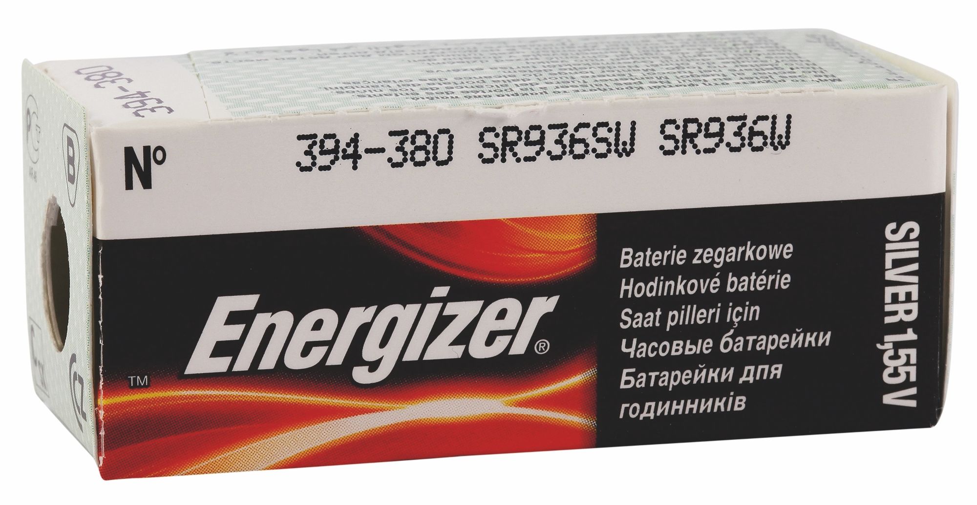 ENERGIZER Knopfzellen, 0% Quecksilber , Verpackungsinhalt 10 Stück, 394/380