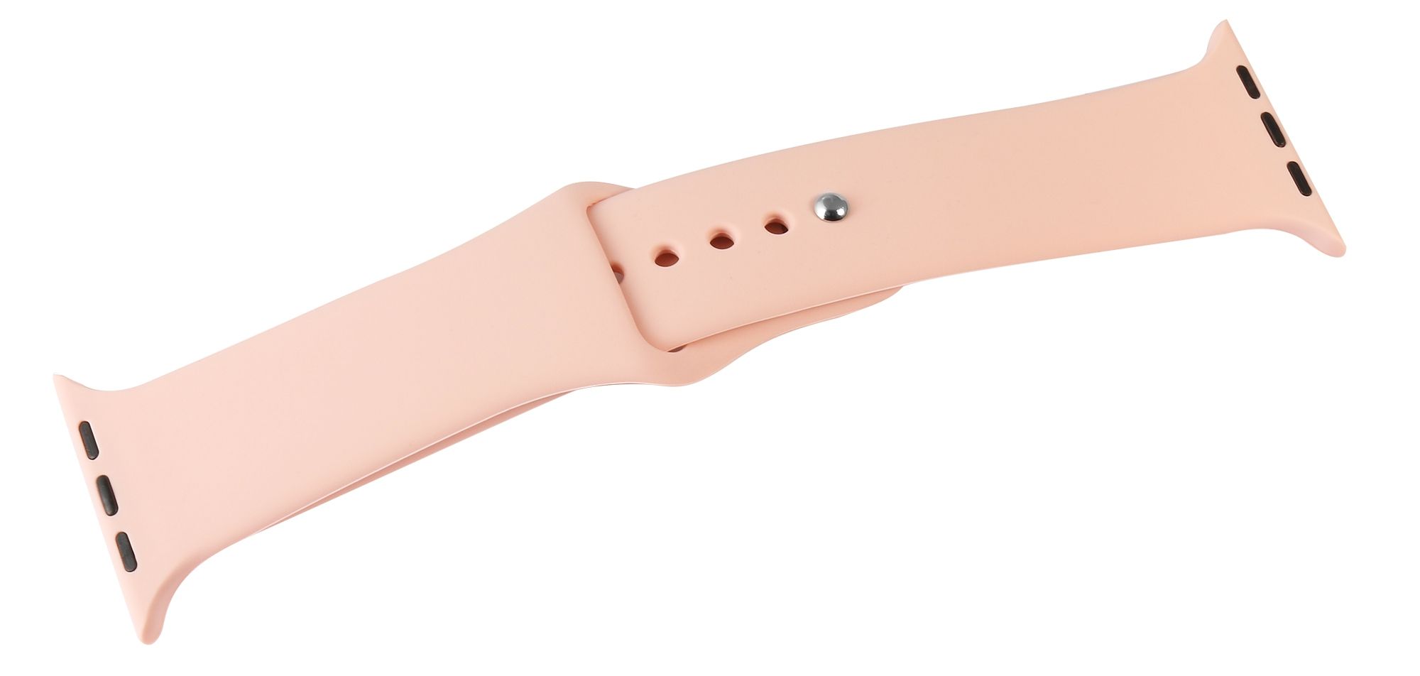 Siliconen bandje voor slimme horloges, compatibel met Apple Watch met kastmaat 42, 44, 45 en 49 mm
