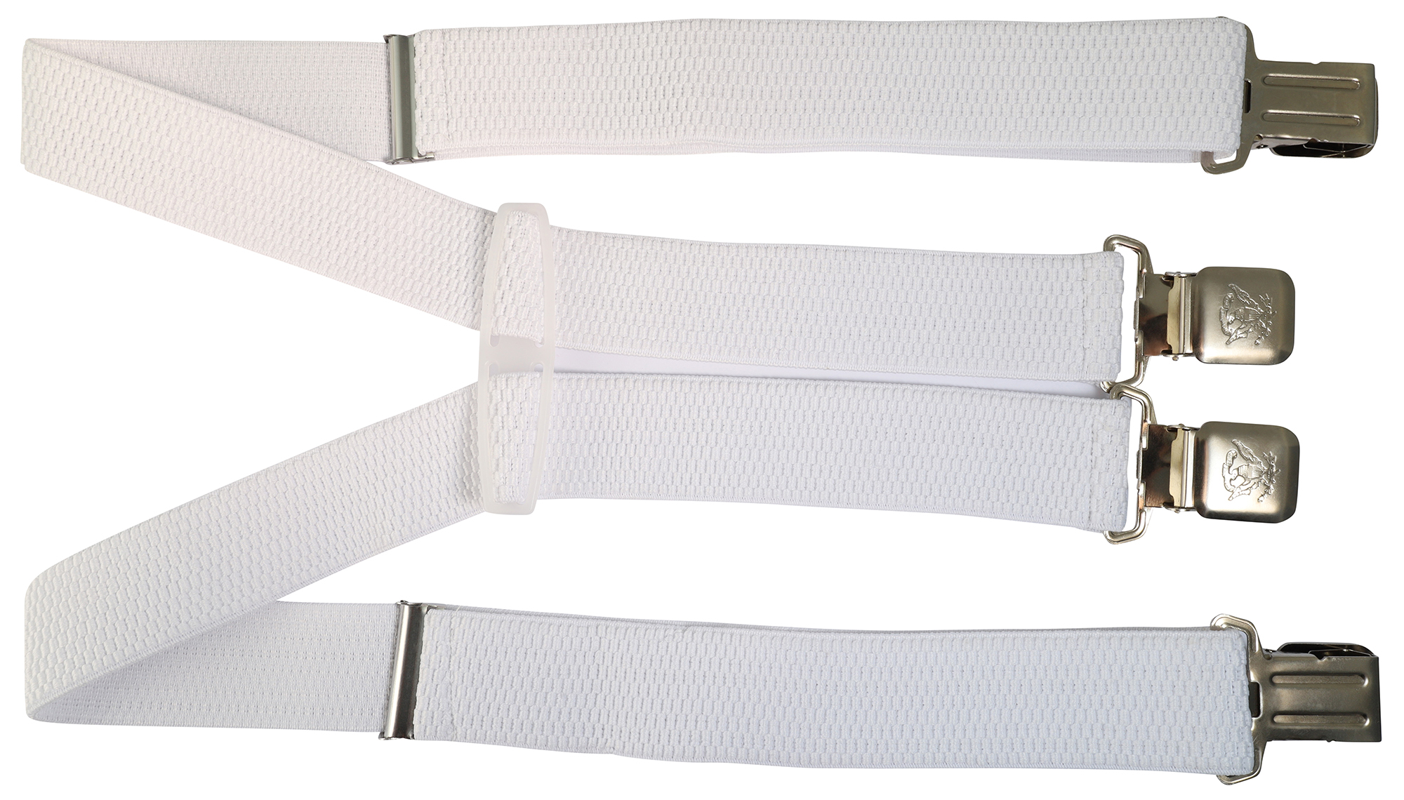 Bretels, 110 cm, elastisch, wit