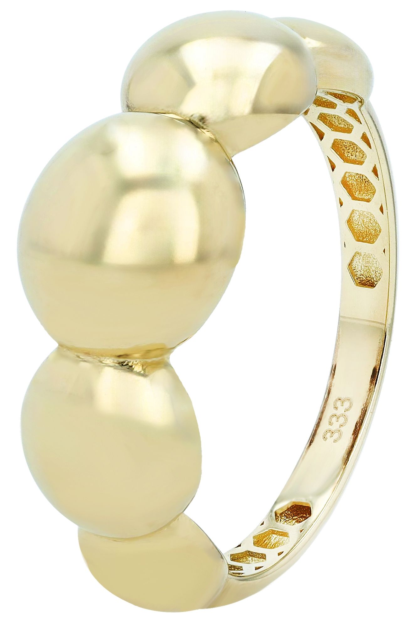 333/- Gold Ring "Nala", 8 Karat, Goldfarbig, Gr. 52