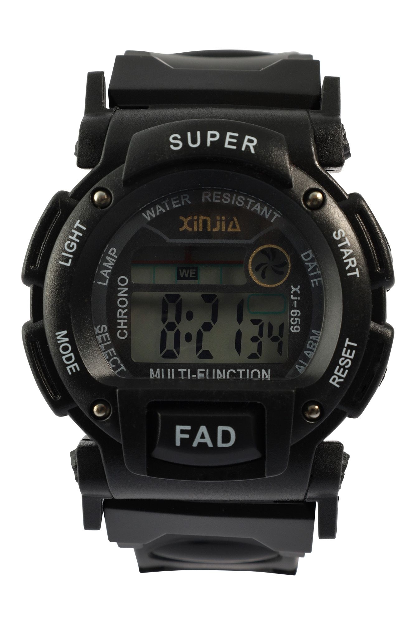 Xinjia Herrenuhr mit TPU-Band, schwarz