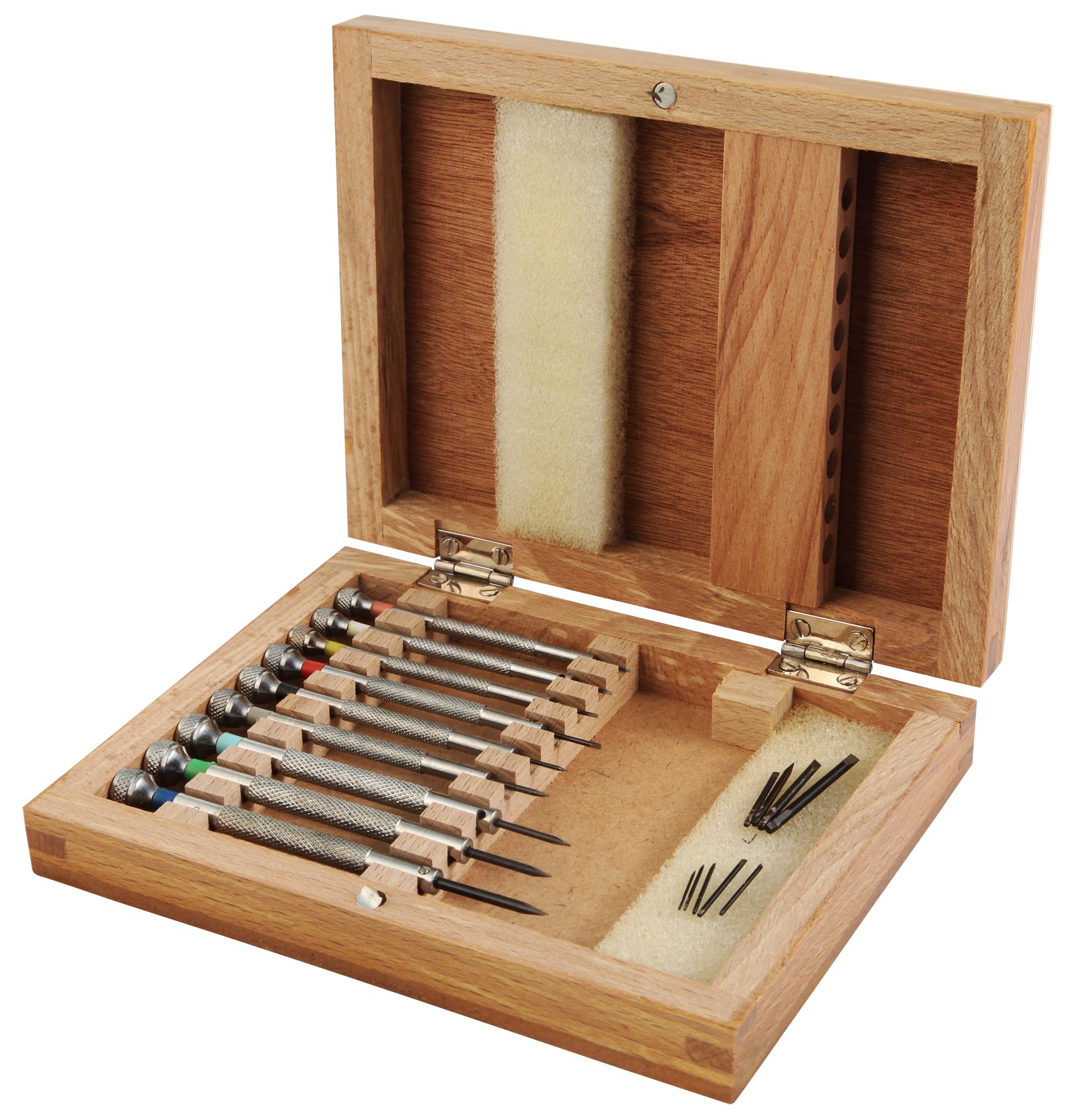 Schroevendraaierset, 9 stuks, incl. reserveklingen