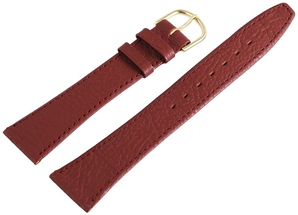 Basic Echtleder Armband in bordeaux rot, genarbt, flach, 20 mm