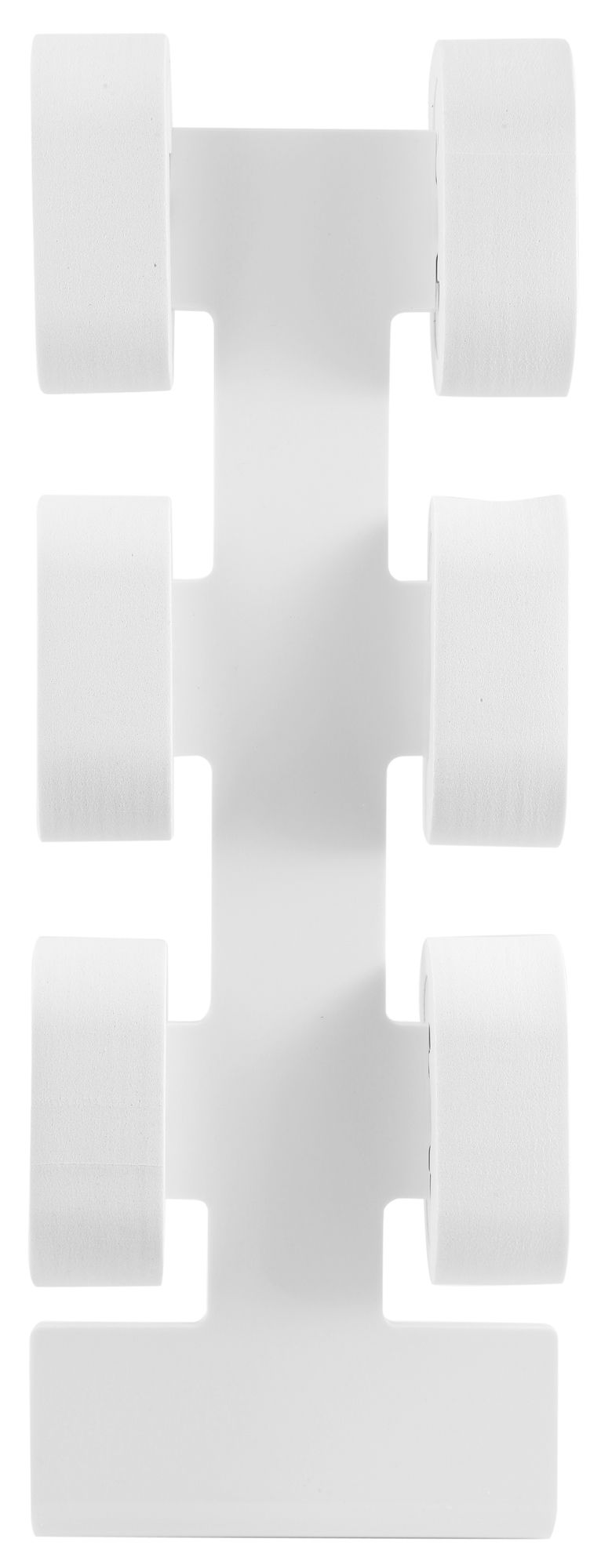 neutraler Uhren-Ständer für 6 Uhren, weiß