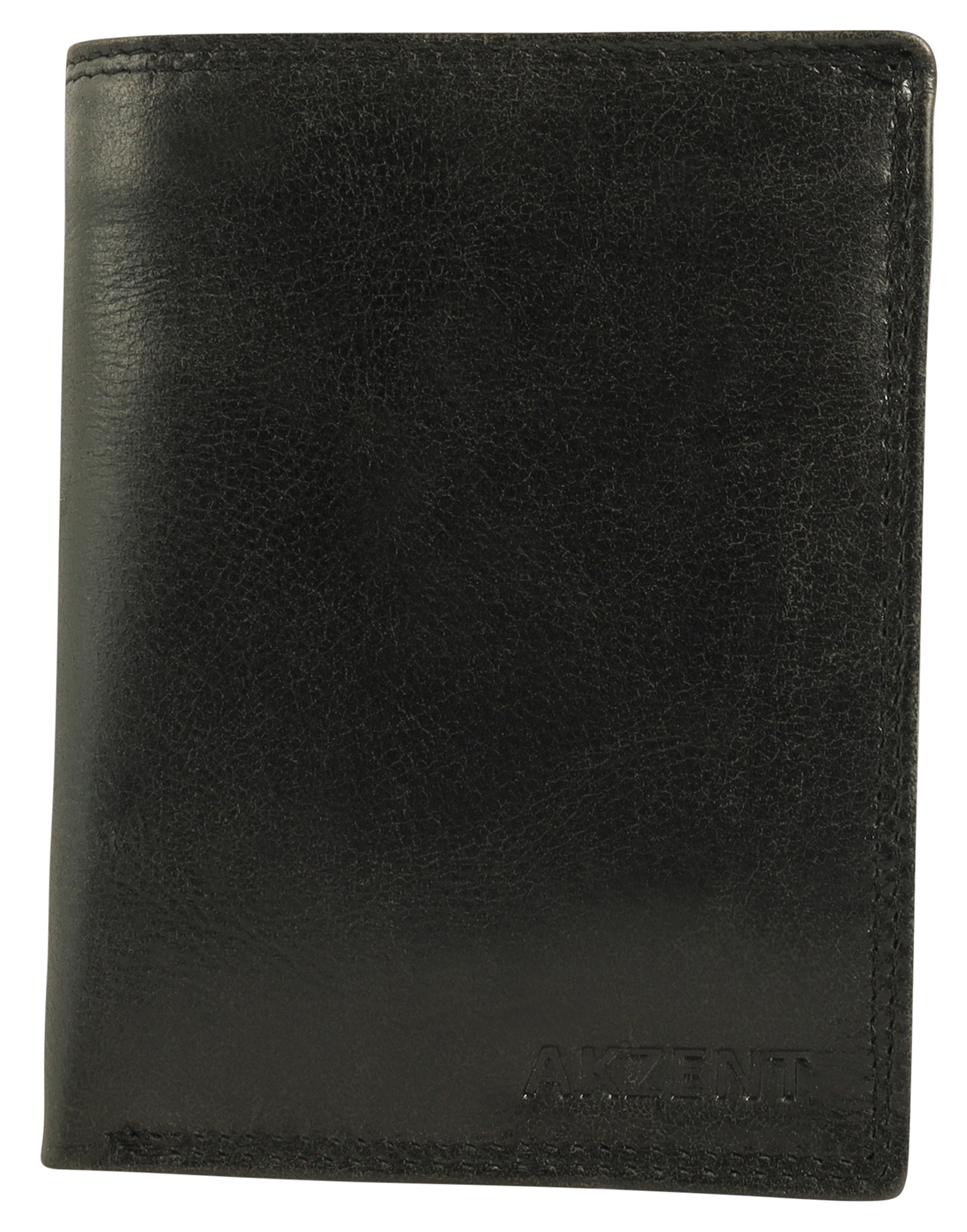 Akzent Echt Leder  Geldbörse, Hochformat