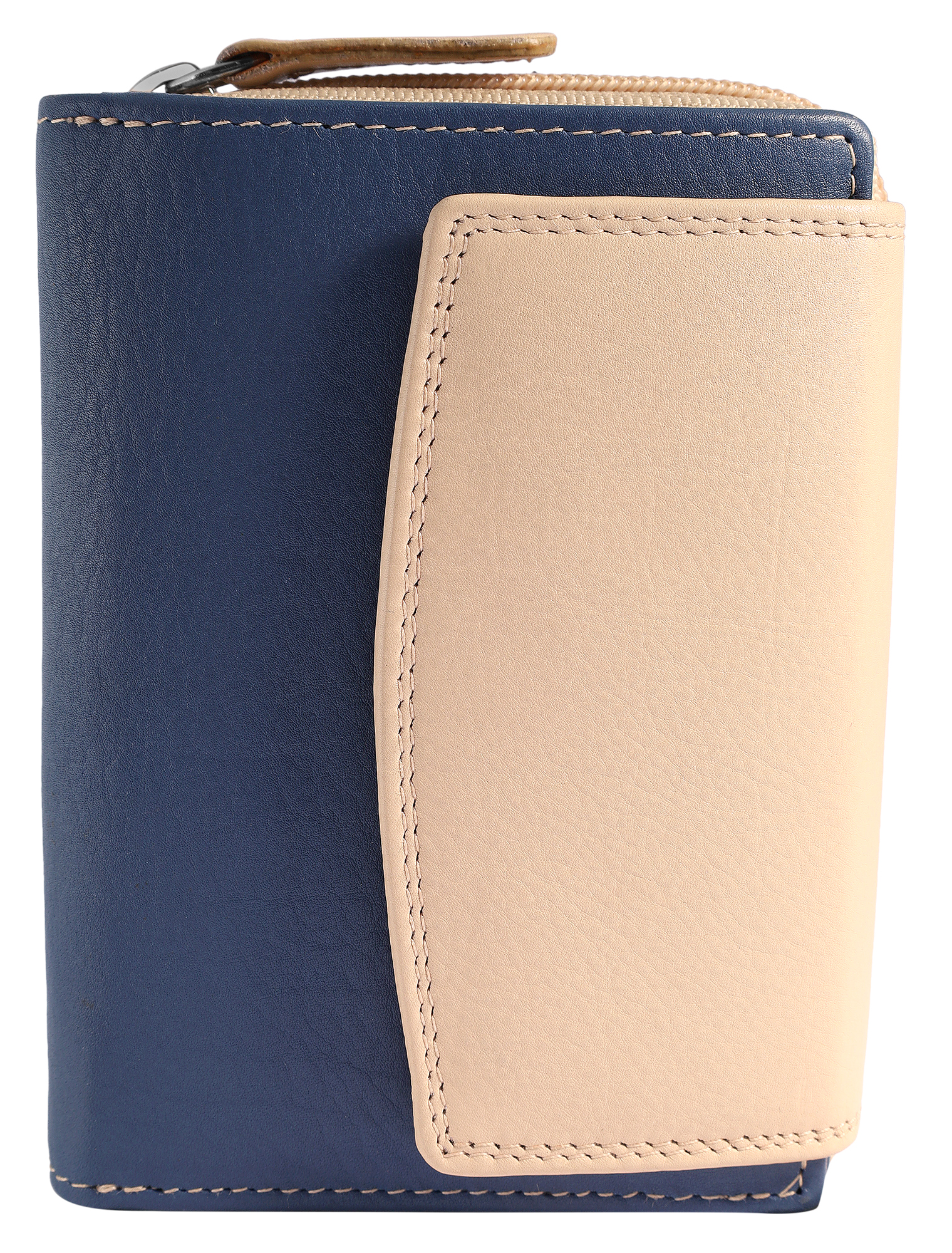 Leonardo Verrelli echt lederen dames portemonnee, RFID, liggend formaat