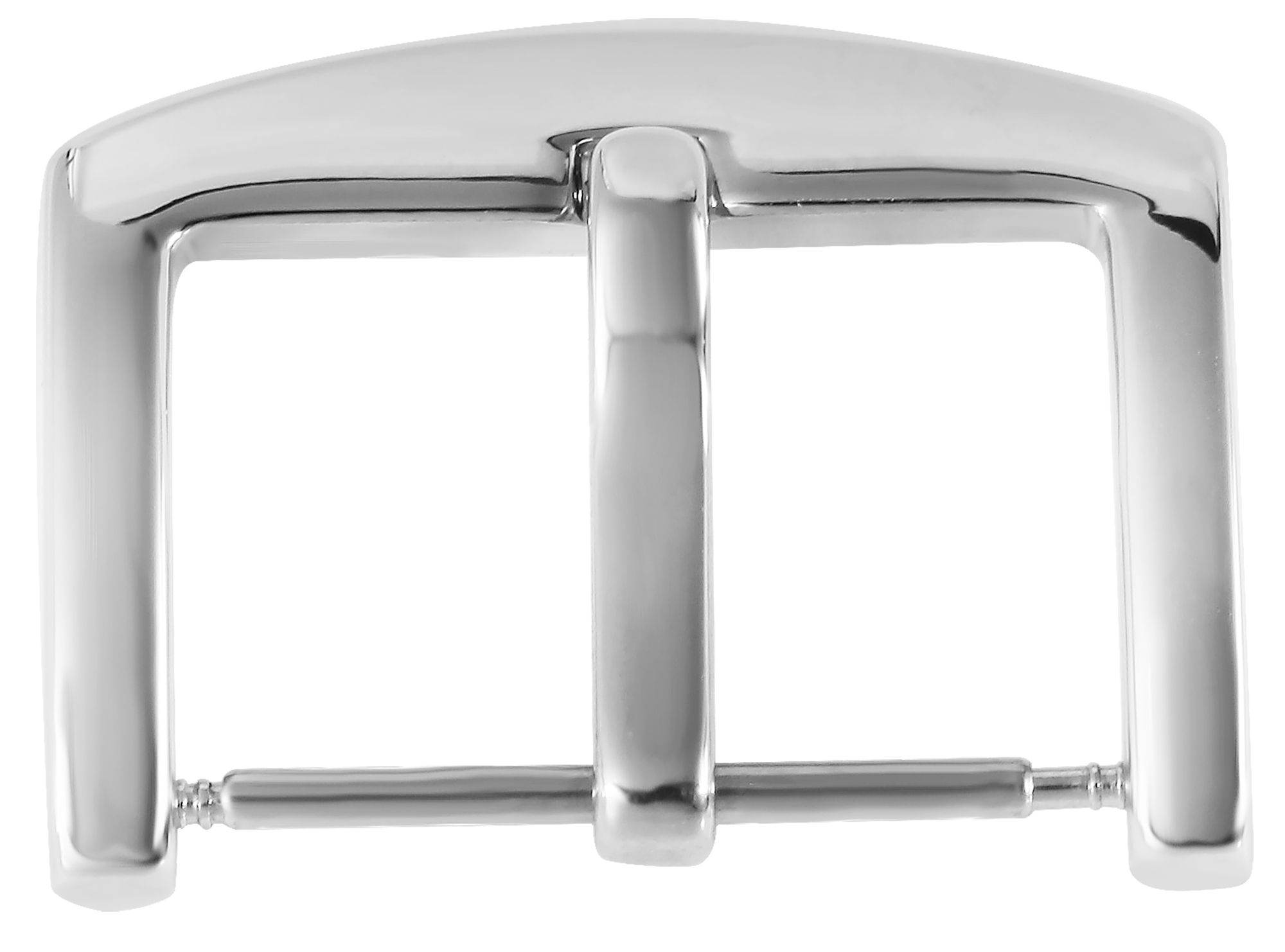 Edelstahl - Dornschließe, flacher Dorn,