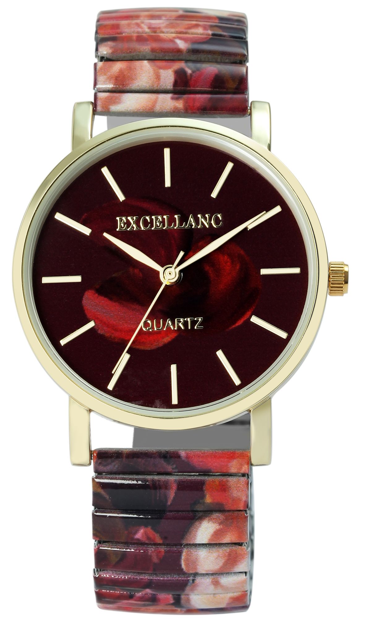 Excellanc Damenuhr mit Zugarmband