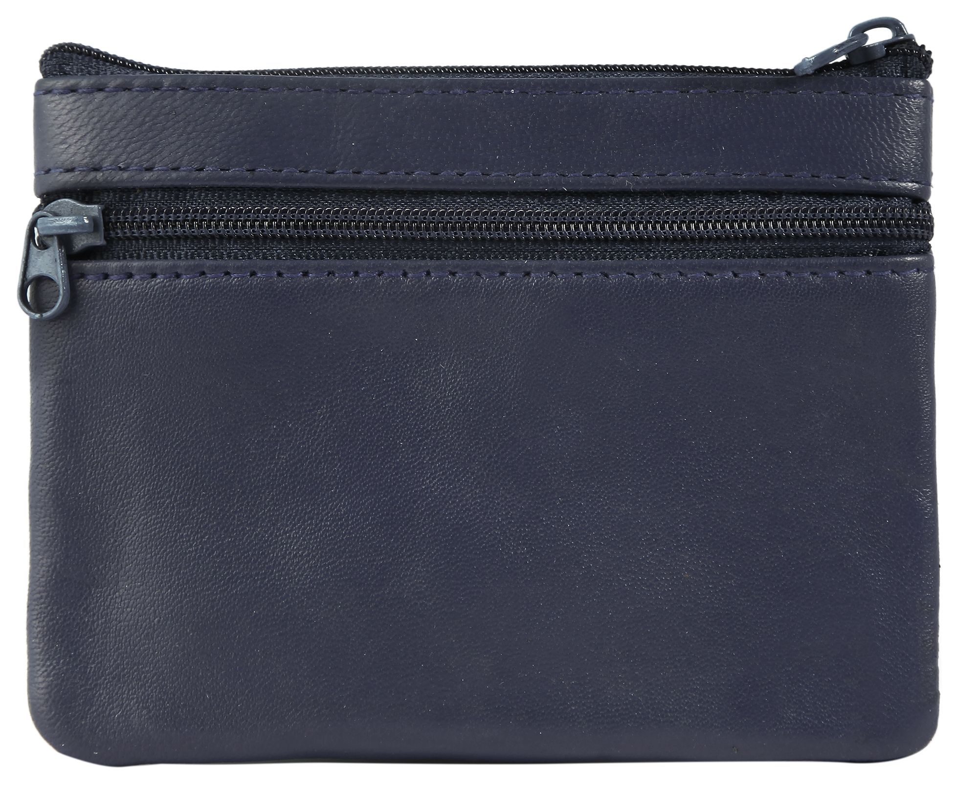 Leonardo Verrelli sleuteletui van echt leer, donkerblauw