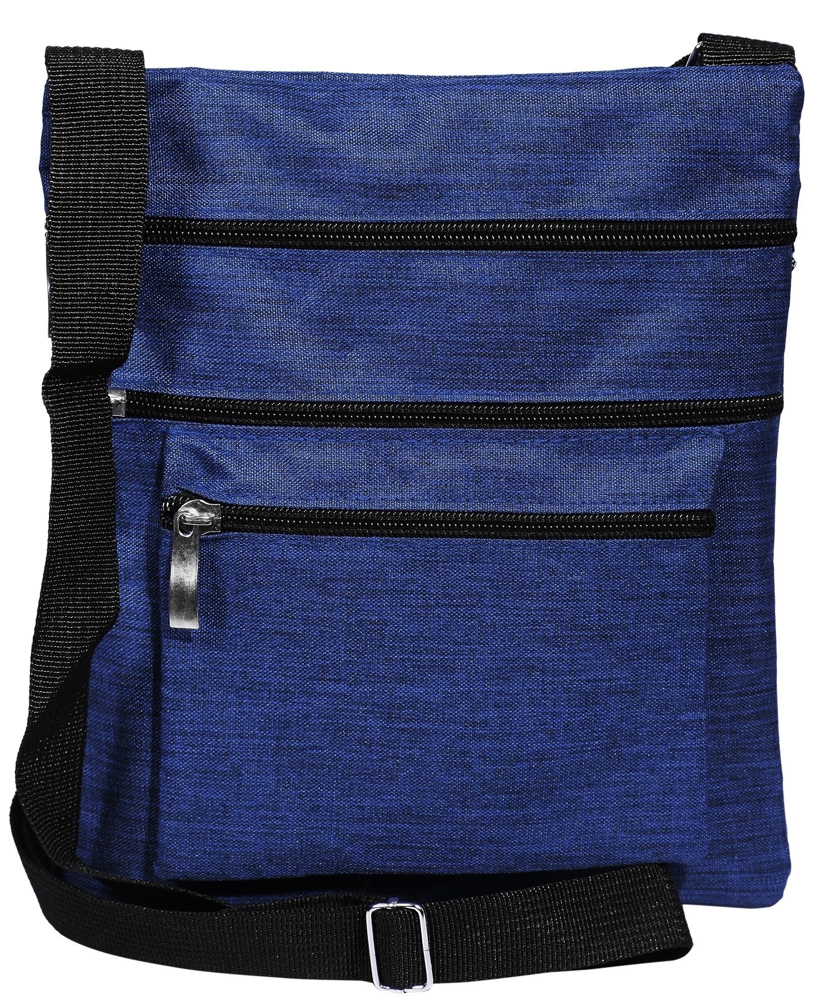 Umhängetasche aus Textil, blau