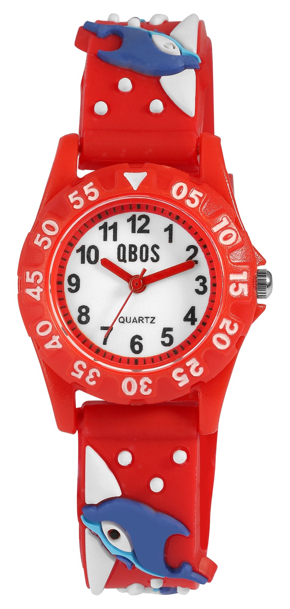 Qbos Kinderuhr mit Silikonband