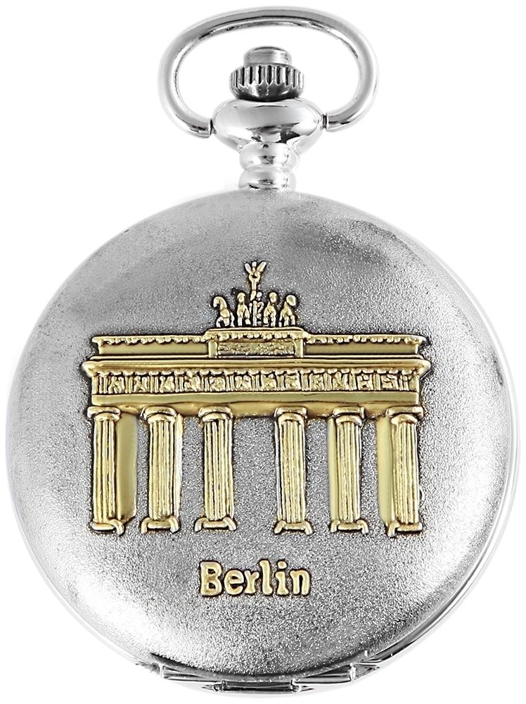 Excellanc zakhorloge, zilver en goudkleurig, Brandenburger Tor