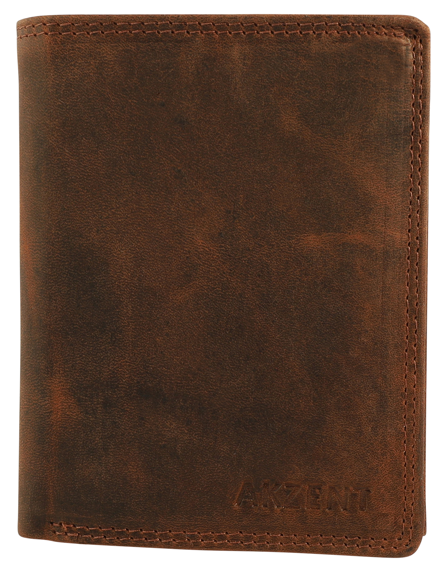 Akzent portemonnee, staand formaat, RFID, bruin