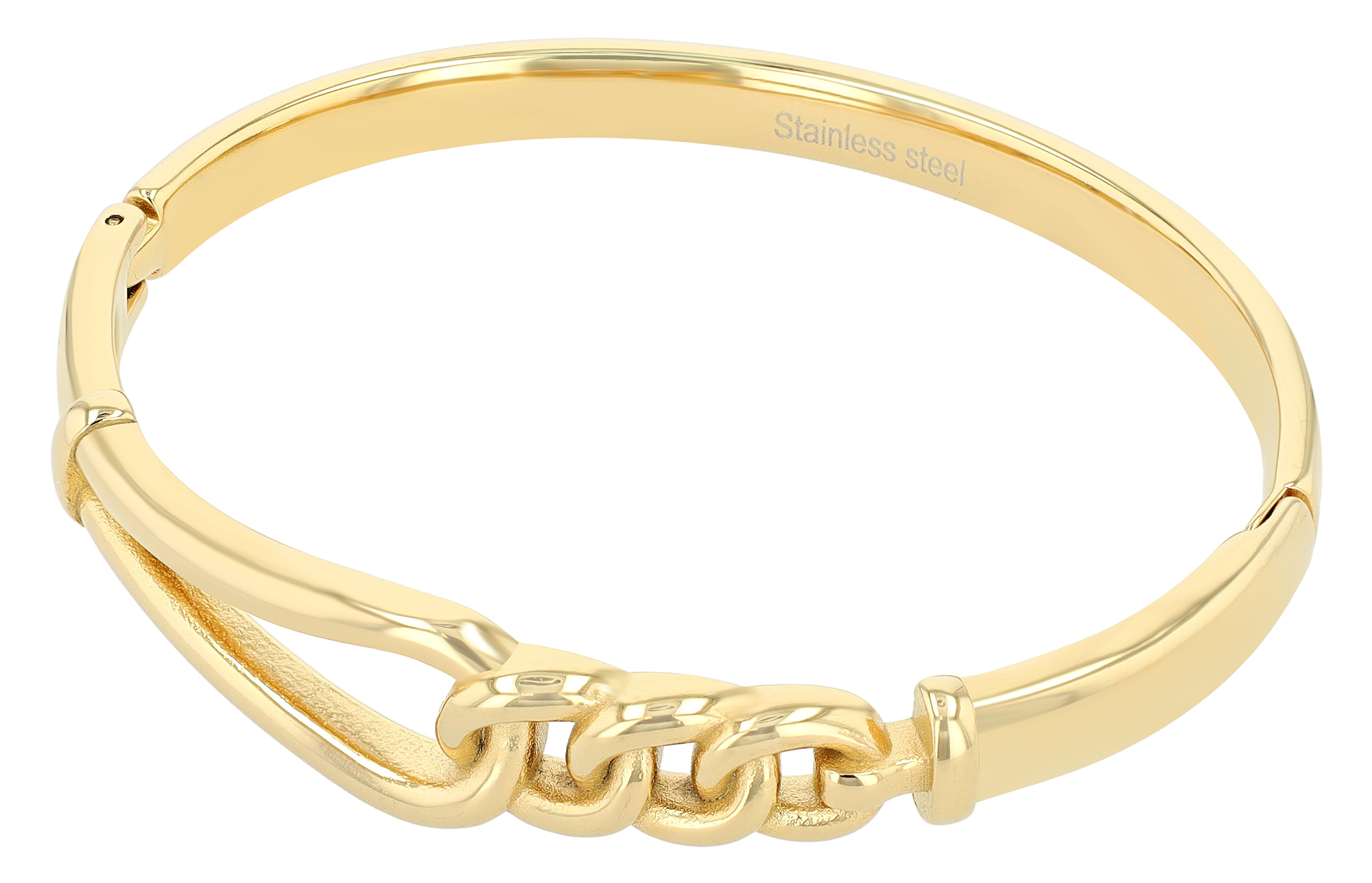 "Judy" Edelstahl Spangenarmband, goldfarben