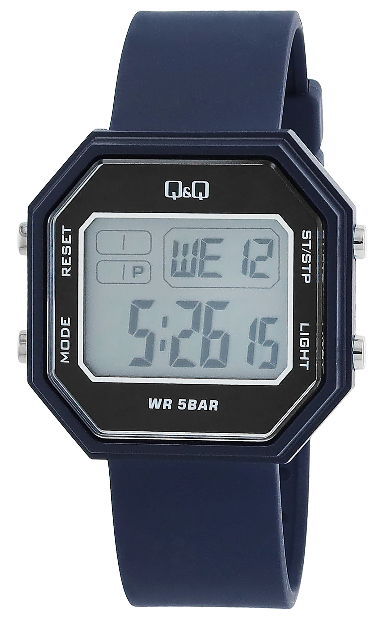 Digitaluhr mit Kunststoffarmband, Blau