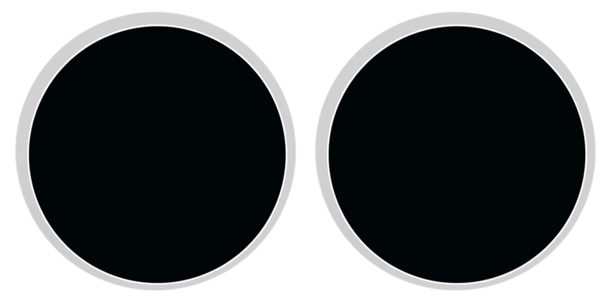 "Jimmy", titanium oorbellen, knop, zwarte steen, titanium