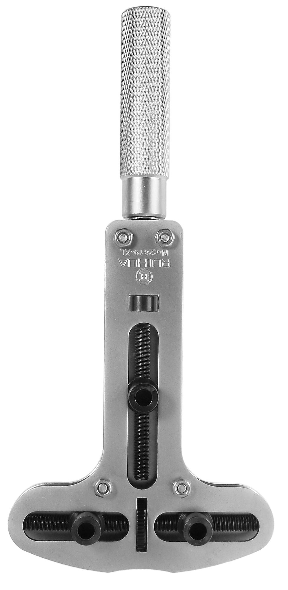 Kofferopener met 3 verstelbare klembekken