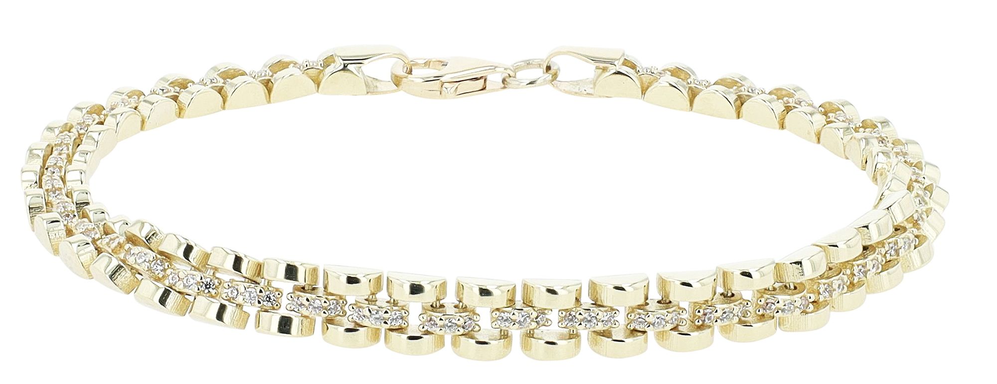 333/- Gold "Shia" Armband, 8 Karat, Gelbgold