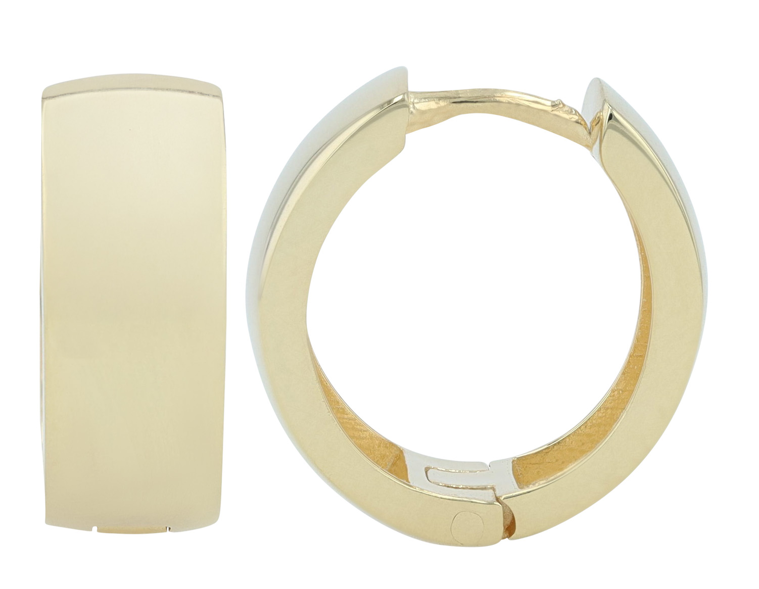 "Adels" 925/- Echt Silber Creolen/ Hoops, vergoldet