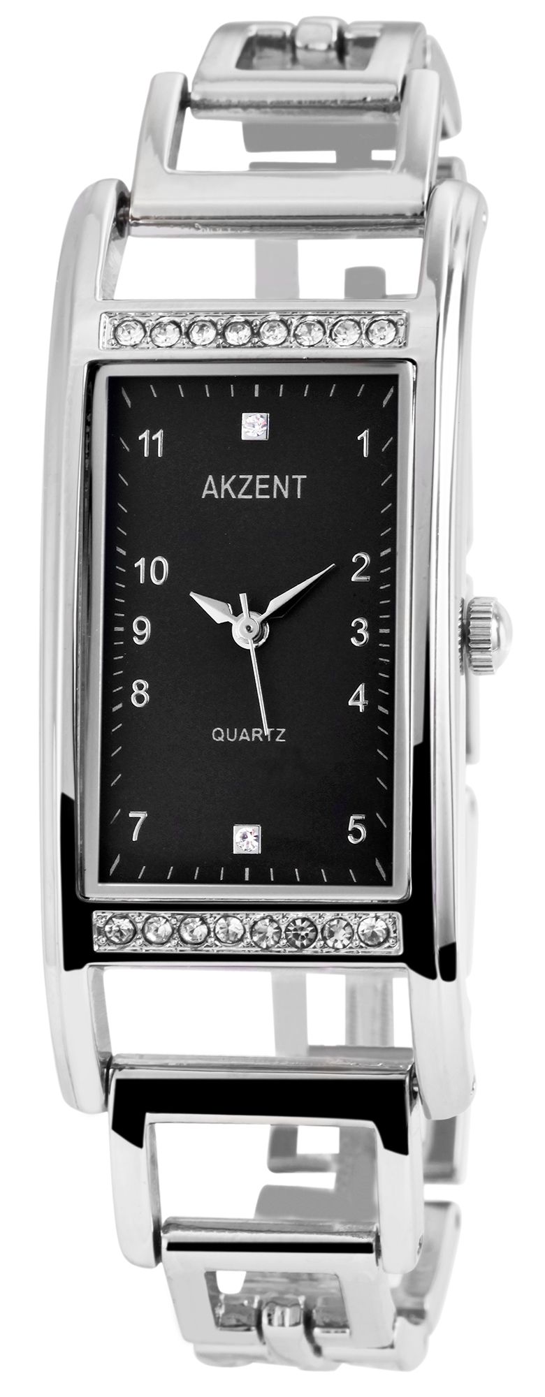 Accent dameshorloge met metalen armband, 24 x 38 mm